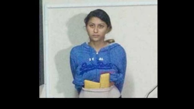 Detienen a mexicana que transportaba heroína en Nicaragua - detenida-nicaragua