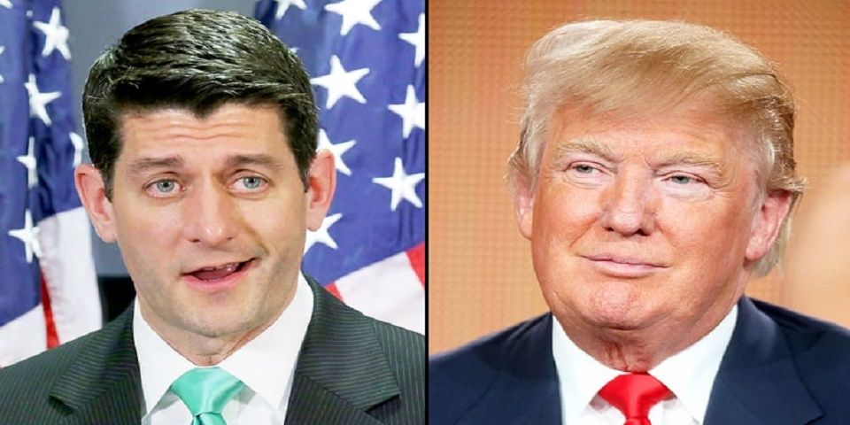 Donald Trump respalda a Paul Ryan