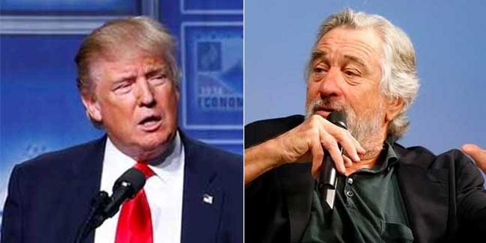 Robert De Niro compara a Donald Trump con personaje psicótico