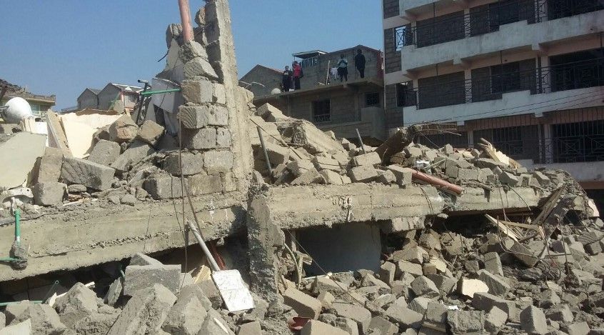 Se derrumba edificio en capital de Kenia - edificio-kenya-KenyaRedCross3