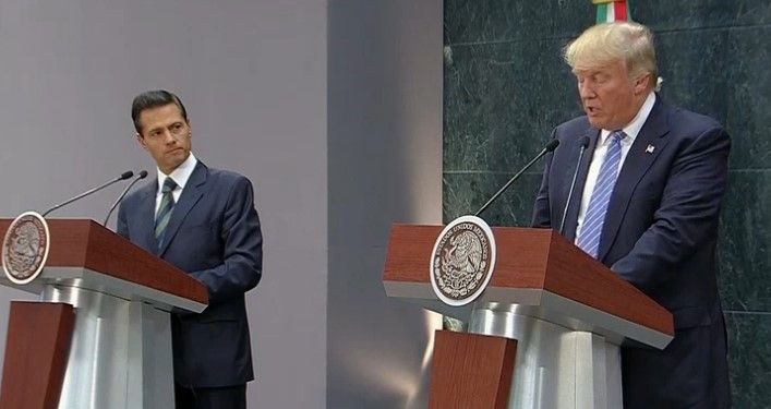 Peña Nieto contradice a Trump