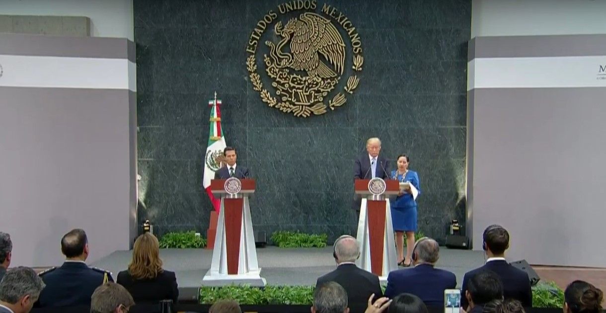 No hubo sensibilización en Donald Trump: Osorio Chong - epn-donald-trump