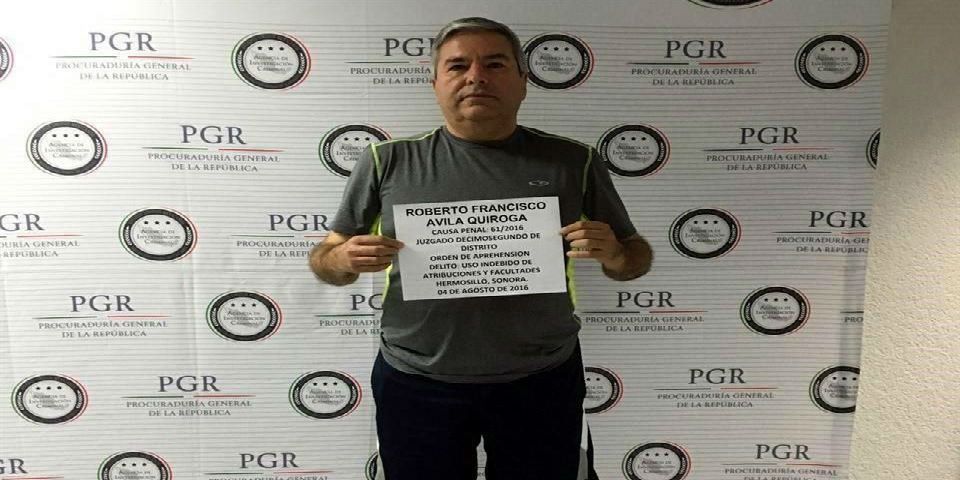 PGR detiene a exfuncionario de Guillermo Padrés