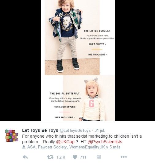 Critican en redes sociales con la nueva campaña de GAP - gap-tuit