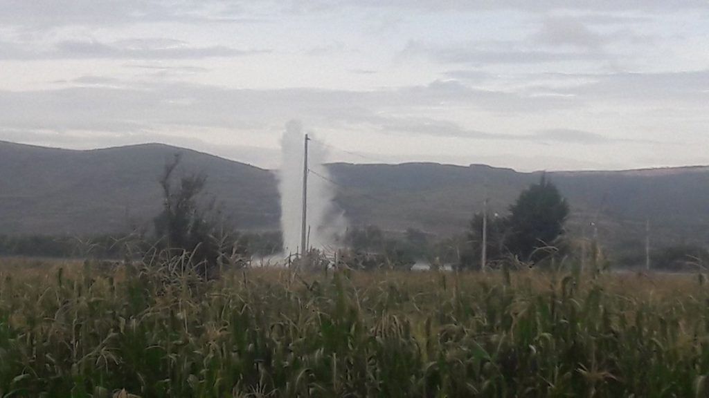 Fuga de gasolina en Puebla alcanza casi los 30 metros de altura - gas-2-1024x576