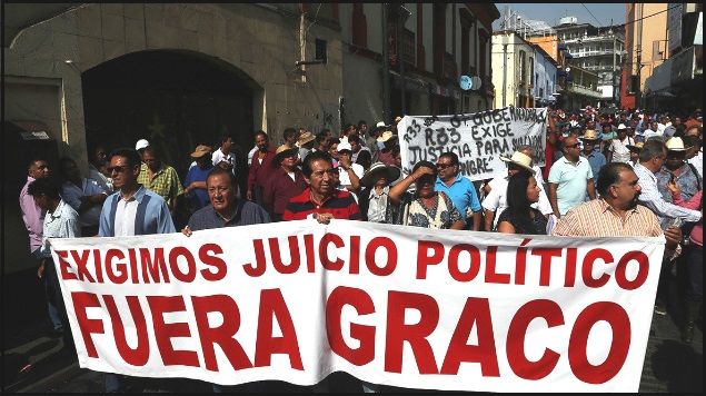 Miles marchan en Morelos pidiendo la salida del gobernador