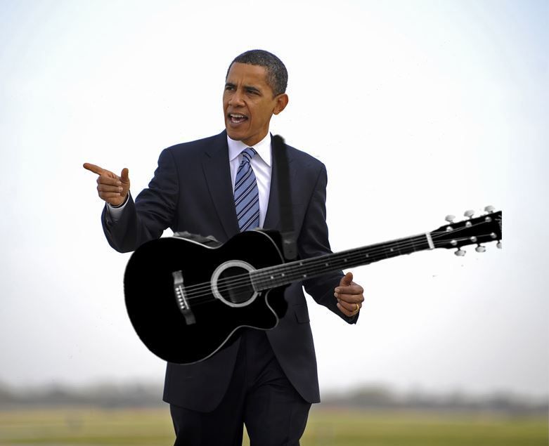 Lo que escucha Obama en el verano - guitar-obama