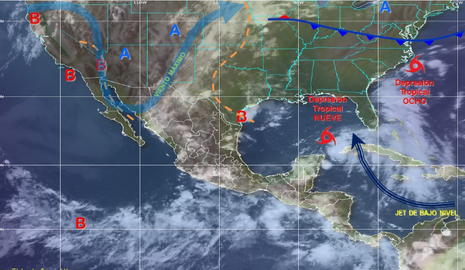 Se formará la tormenta tropical Hermine en el Golfo de México - hermine