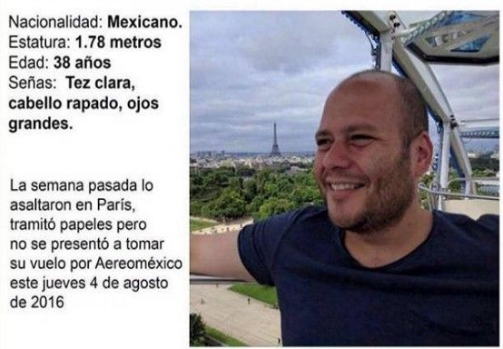 Interpol activa ficha amarilla para localizar a mexicano desaparecido en París - interpol