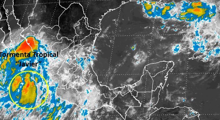 Suspenden clases en Baja California Sur por tormenta tropical Javier