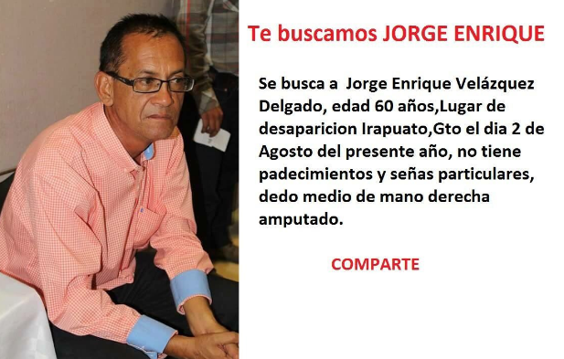 Desaparece dirigente del PRD en Irapuato - jorge-velazque