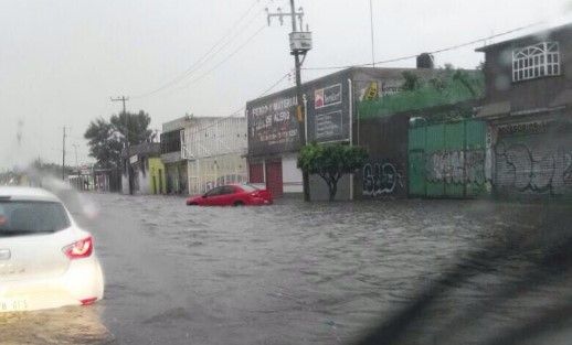 Lluvia provoca inundaciones en la GAM