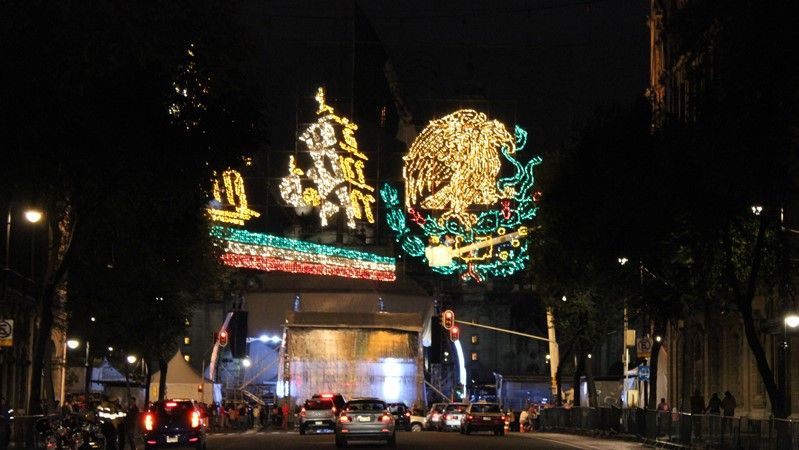 Puntos donde se ubicarían las luminarias patrias en la capital