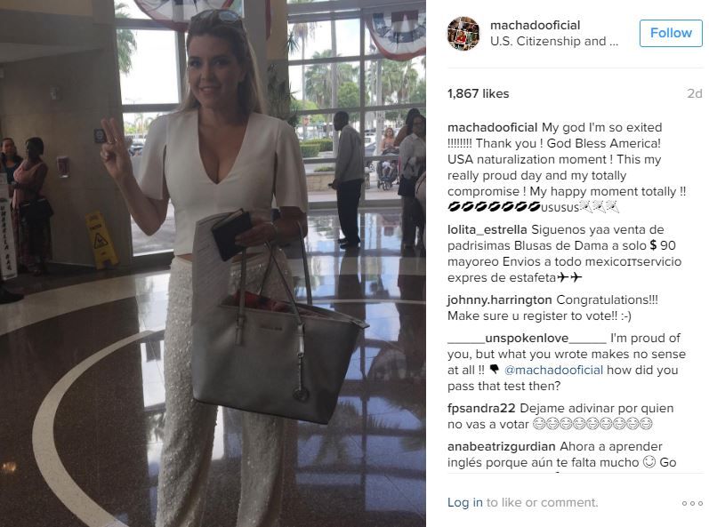 Alicia Machado se hace ciudadana estadounidense para votar contra Trump - machado-2