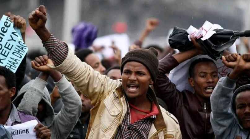 Mueren 67 manifestantes a manos de las autoridades en Etiopía - manifestacion-etiopia-AhmedKosar1