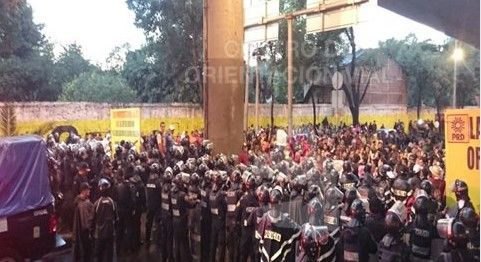 Manifestación provocó caos en Periférico Sur