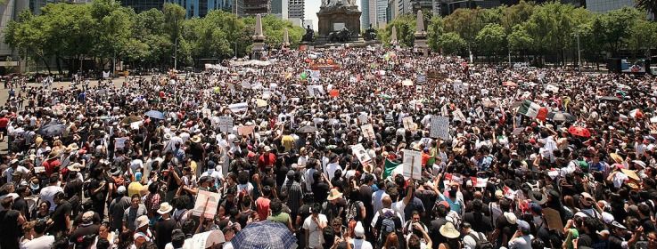 Habrá dos marchas el día de hoy en la Ciudad de México