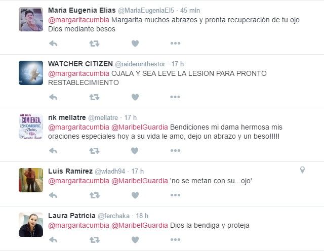 Margarita la 'Diosa de la Cumbia' sufre accidente en un ojo - margarita-3