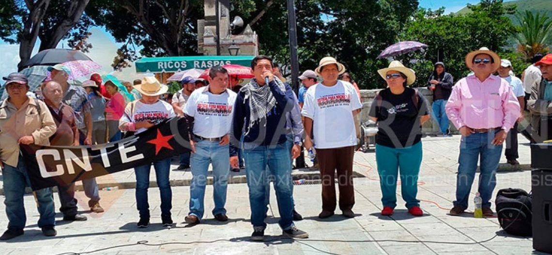 Concluyó marcha de la CNTE en Oaxaca