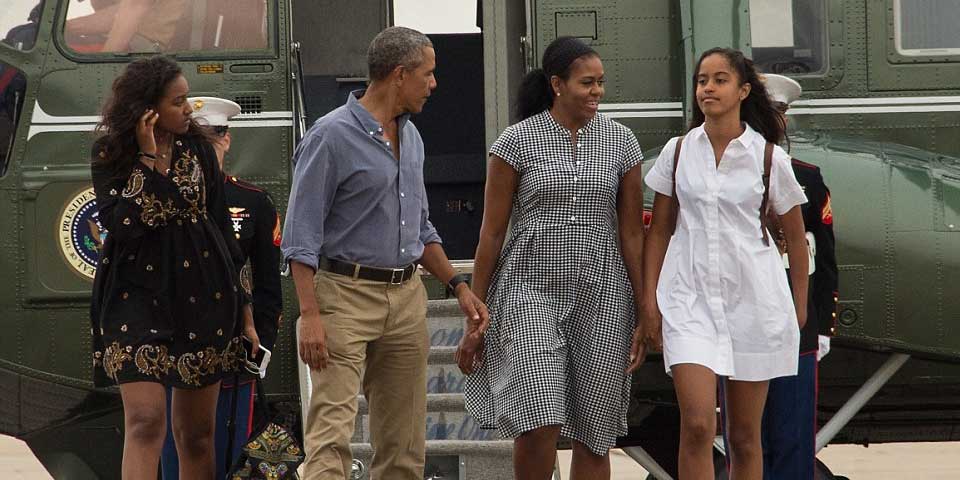 Regresan los Obama de sus vacaciones