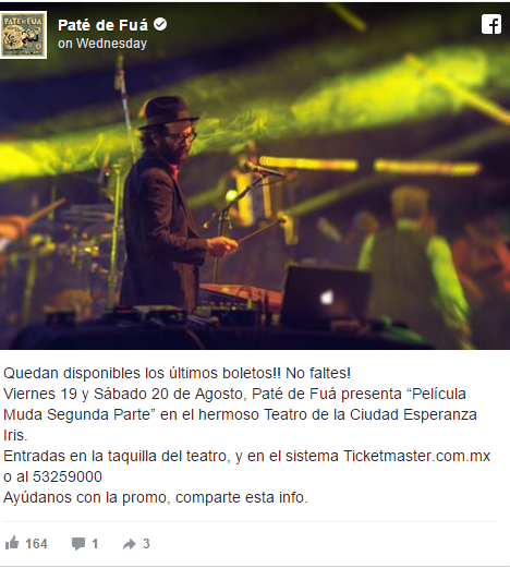 Eventos del fin de semana en la Ciudad de México - pate-de-fua