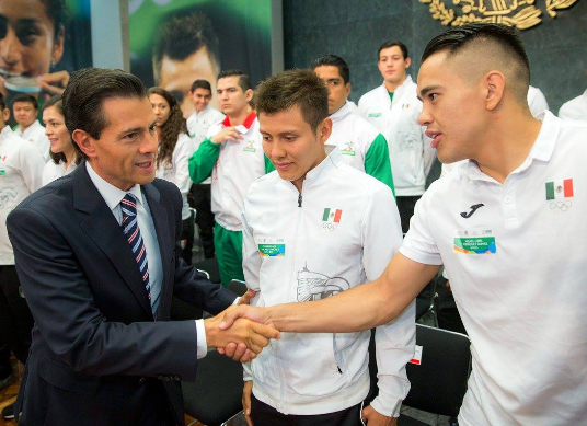 EPN se reúne con medallistas olímpicos mexicanos