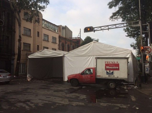 Campesinos levantan plantón en Bucareli - planton-campesinos-bucareli-Siete24Noticias