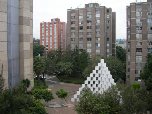 Última visita guiada a ‘La Pirámide de Mathias Goeritz’ en las Torres Mixcoac - priamide