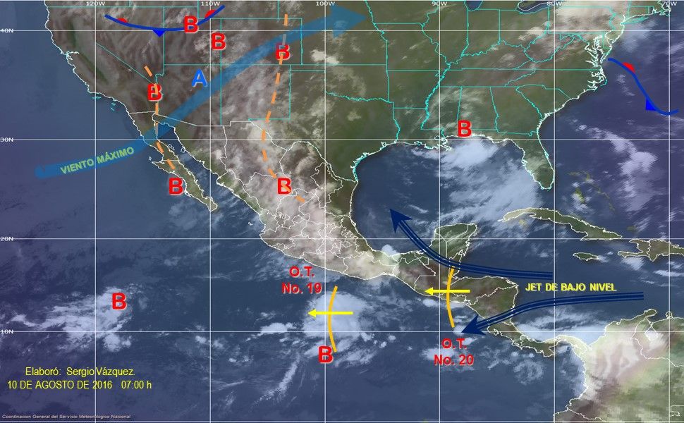 Continúa la lluvia en todo el país - pronostico-10-de-agosto-2
