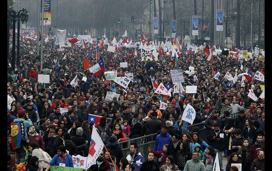 Protestas masivas en Chile contra sistema de pensiones - protestas-chile