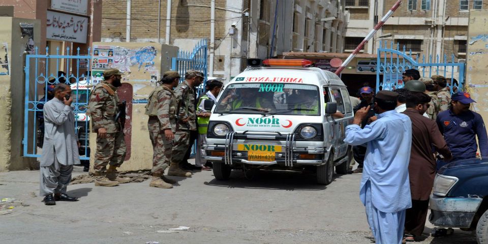 Video: explosión en un hospital de Pakistán