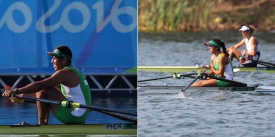 Remeros mexicanos quedan fuera de lucha por medallas en Río 2016