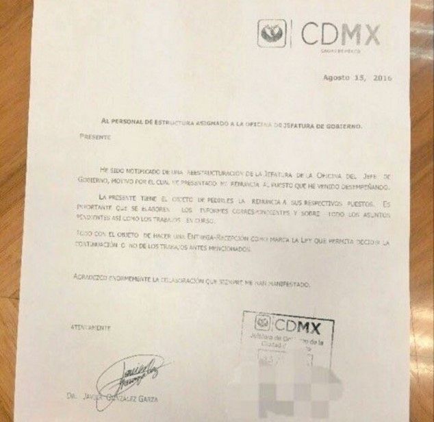 Salen Javier González Garza y Juan José García Ochoa del gabinete de Mancera - renuncia