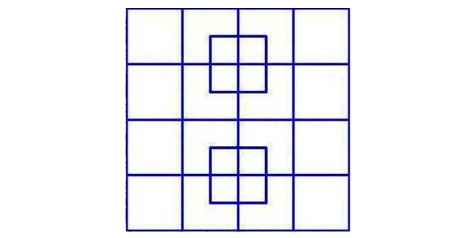 ¿Cuántos cuadrados hay en la imagen?