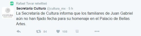 El Palacio de Bellas Artes realizará homenaje a Juan Gabriel - rt-tovar-y-de-teresa