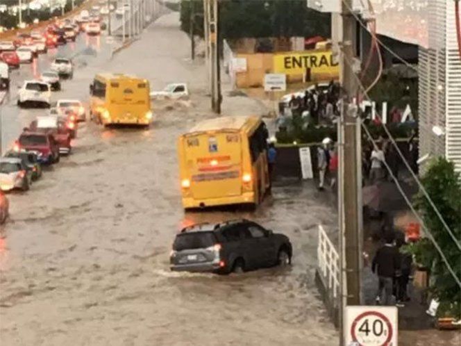 Videos: fuertes inundaciones en San Luis Potosí - san-luis-lluvias