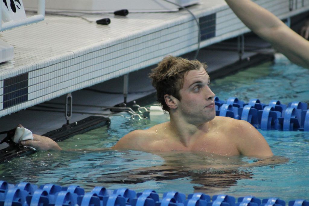 El peculiar ritual del nadador canadiense que competirá en Río - santo-condorelli-ncaa-2015-5-1024x683