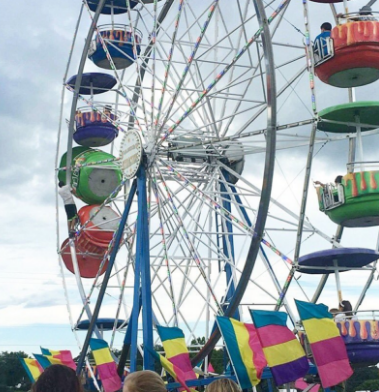 Caen 3 niñas de una rueda de la fortuna en Tennessee - tennessee