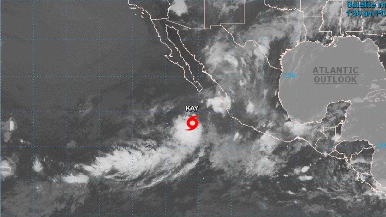 Se forma tormenta tropical Kay en el Pacífico - tormenta-kay