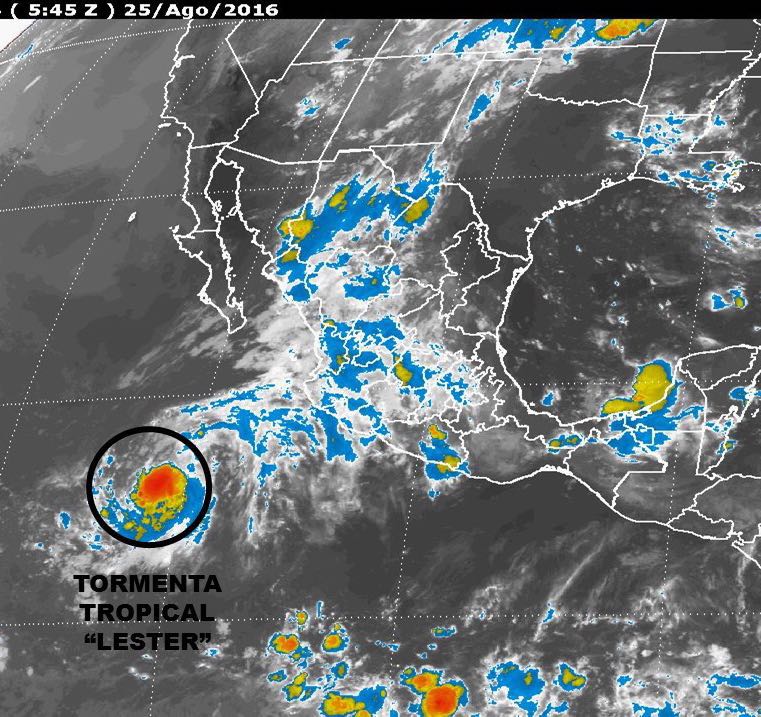 Se forma tormenta tropical Lester al sur de Baja California - tormenta-lester2
