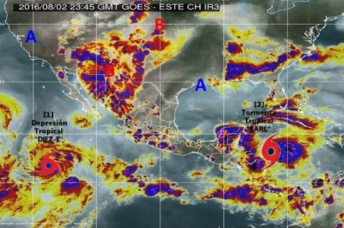 Se forma la tormenta tropical Ivette en el Pacífico
