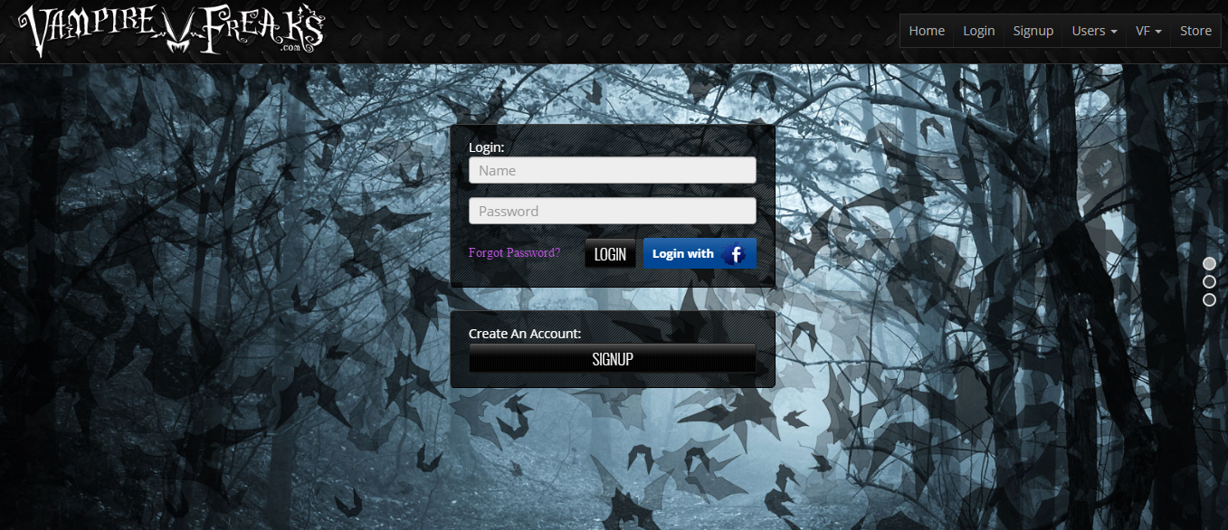 Más allá de Facebook: algunas redes sociales exclusivas en internet - vampire-freaks