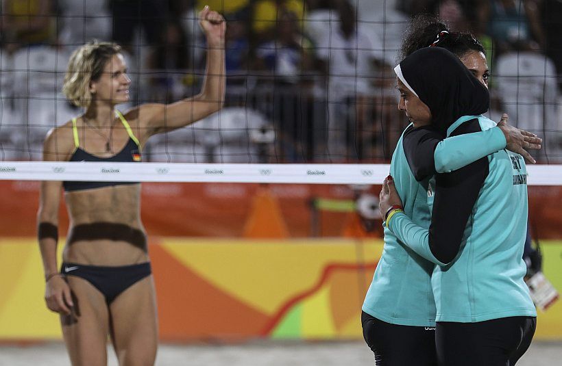 Jugadora egipcia de voleibol responde a las críticas de su velo - voleibol-2-1