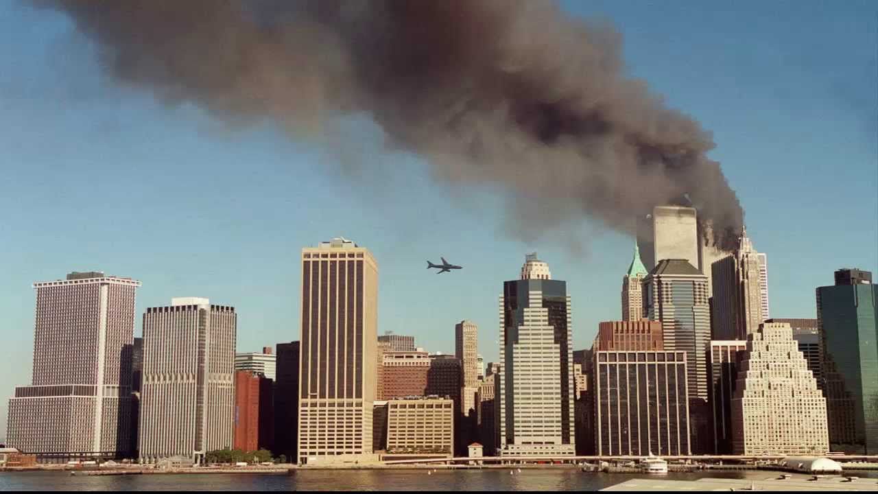El ataque del 11 de septiembre visto desde el espacio