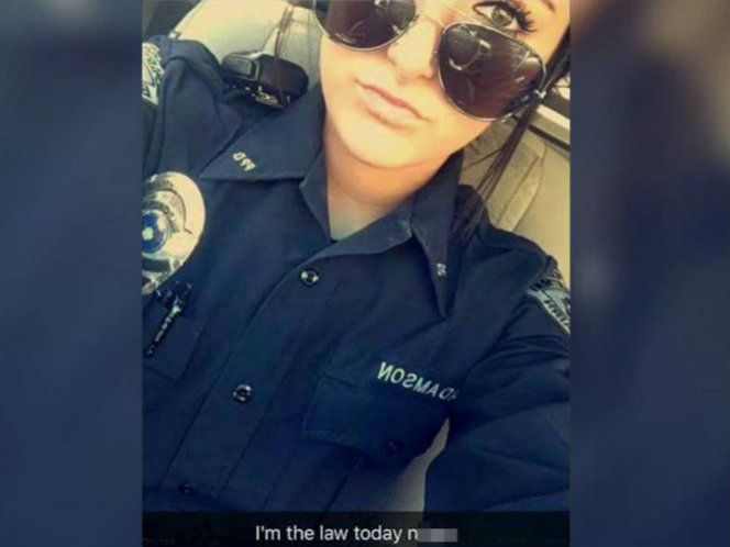 Despiden a policía por imagen racista en Snapchat - 1530314