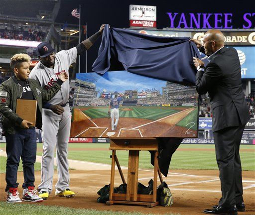 David Ortiz recibe homenaje en su adiós al Yankee Stadium - 1c3675c89bacd831a50f6a7067000b02