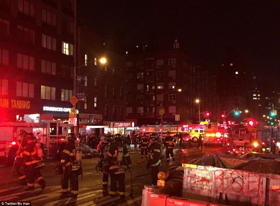 Video: momento de la explosión en Nueva York