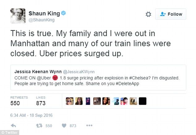 Uber subió los precios en NY tras la explosión - 388A42FD00000578-3795474-image-a-126_1474231216332