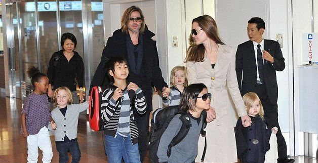 Brad Pitt pide la custodia compartida de sus 6 hijos