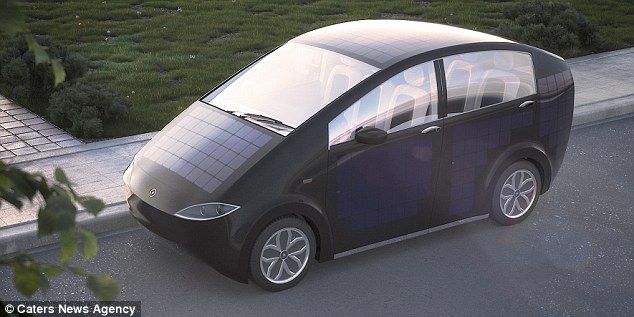 Coche que se alimenta de luz solar puede recorrer 185 km en una carga - 38B5FBAA00000578-3803758-image-a-30_1474624459393
